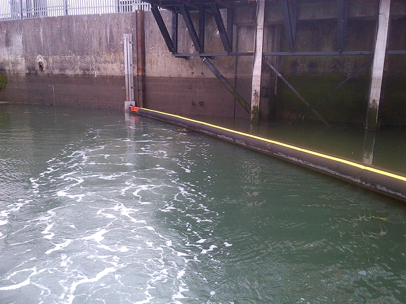 Permanent Boom in place Pembrokeshire